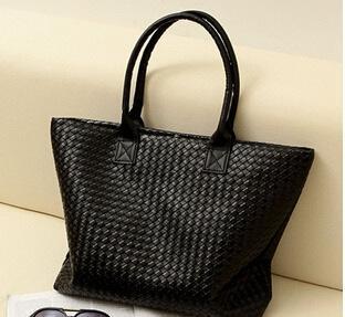 【廠家直銷(xiāo)2017新款女包韓版大容量PU編織女包手提單肩休閑大】?jī)r(jià)格_廠家_圖片 -